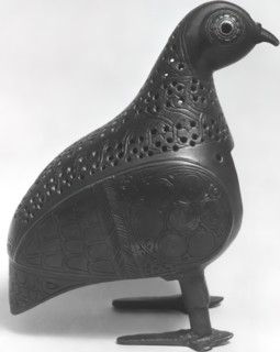 Incense Burner, Iran, 12th century. Birds figure prominently in the decorative repertoire of the Seljuq period, and were probably associated with good fortune.