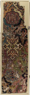 Khurasan Carpet Fragment, Northeastern Iran, second half 16th century.