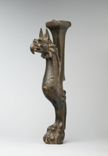Throne Leg in the Shape of a Griffin, probably Western Iran, late 7th-early 8th century. The griffin seen as a vehicle of ascension, elevatiing to the status of the ruler to god.