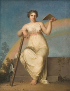 Jurisprudence. Allegorical Figure, 1800. Found in the collection of Statens Museum for Kunst, Copenhagen.