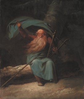 Ossian Singing His Swan Song, 1780-1782. Found in the collection of Statens Museum for Kunst, Copenhagen.