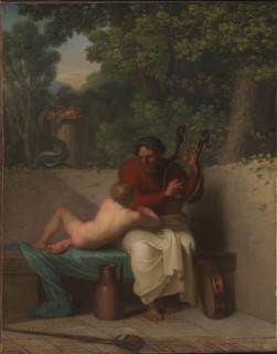 The Greek Poet Anacreon and Bathyll, 1808. Found in the collection of Statens Museum for Kunst, Copenhagen.
