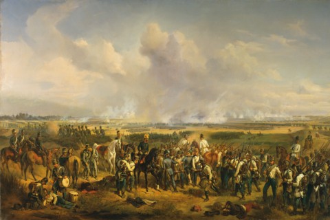 The Battle of Sz?reg on 5 August 1849, 1853. Found in the collection of Österreichische Galerie Belvedere, Vienna.
