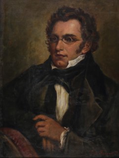 Portrait of Franz Schubert (1797-1828), c. 1850. Private Collection.