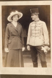 Emperor Charles I of Austria (1887-1922), with Empress Zita. Private Collection.