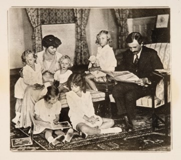 Emperor Charles I and his family in exile, 1920s. Private Collection.