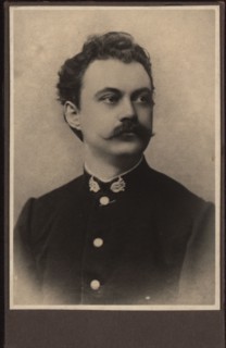 Portrait of the composer Karel Sebor (Schebor) (1843-1903) , c. 1870. Private Collection.