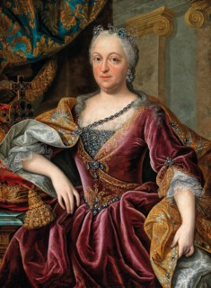 Portrait of Maria Amalia of Austria (1701-1756), Holy Roman Empress. Private Collection.