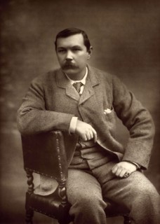 Portrait of Sir Arthur Conan Doyl (1859-1930), 1893. Private Collection.