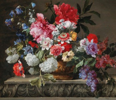 Still life of roses, tulips, anemones and lilac, Second Half of the 17th cen. Private Collection.