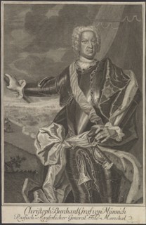 Portrait of Count Burkhard Christoph von Münnich (1683-1767). Private Collection.