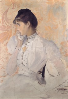 Portrait of Henriette Chabot, 1886. Found in the collection of Musée de la Vie romantique, Paris.
