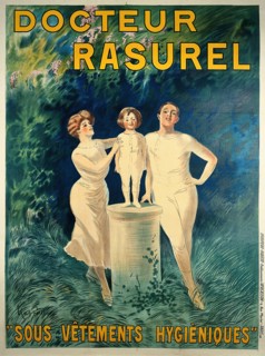 Docteur Rasurel: Sous Vêtements Hygièniques (Doctor Rasurel: Hygienic Undergarments), c. 1911. Private Collection.