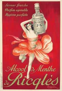 Alcool de Menthe de Ricqlès, 1924. Private Collection.