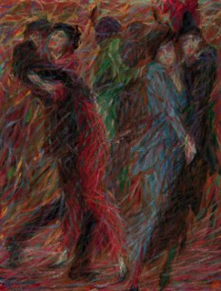Tango, 1914. Found in the collection of Pinacoteca Fondazione Cassa di Risparmio di Tortona.