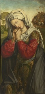 The Mourning Mary Magdalene, c. 1500. Found in the collection of Szepmuveszeti Muzeum, Budapest.