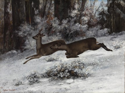 The Ruse, Roe Deer Hunting Episode (Franche-Comté), 1866. Found in the collection of Ordrupgaard Museum, Charlottenlund.