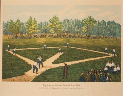 The American National Game of Base Ball, ca 1866. Private Collection.