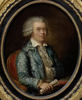 Portrait of the composer André Ernest Modeste Grétry (1741-1813), c. 1786-88. Found in the collection of Vienna Museum.