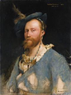 Portrait of the artist Gustave Courtois (1852-1923), 1883. Private Collection.