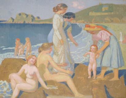 Baigneuses à Perros-Guirec , ca 1909-1912. Found in the collection of Petit Palais, Musée des Beaux-Arts de la Ville de Paris.
