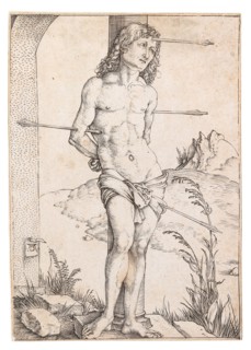 Saint Sebastian at the Column, c. 1500. Private Collection.
