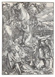 The Agony in the Garden, from the series "The Great Passion", c. 1496. Private Collection.