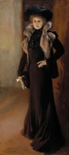 Portrait of the opera singer Aino Ackté (1876-1944), 1901. Found in the collection of Ateneum, Helsinki.