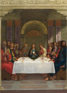 The Institution of the Eucharist, c.1490-1495. Found in the collection of National Gallery, London.