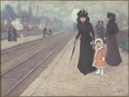 La Gare de Banlieue, 1896-1897 . Found in the collection of Musée d'Orsay, Paris.