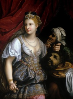 Judith with the Head of Holofernes, ca. 1600. Found in the collection of Galleria Borghese, Rome.