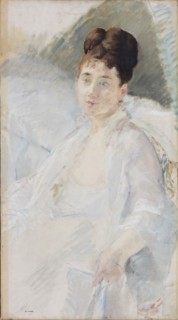 The Convalescent. Portrait of a Woman in White, 1877-1878. Found in the collection of Ordrupgaard Museum, Charlottenlund.