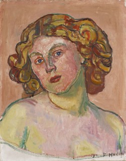 Portrait Régina Morgeron, 1911. Found in the collection of Art Museum Basel.