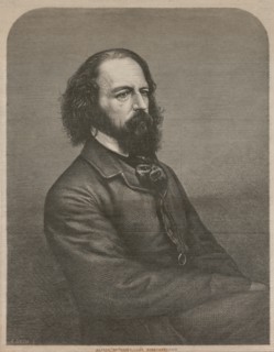 Portrait of Alfred, Lord Tennyson (1809-1892), 1864. Private Collection.