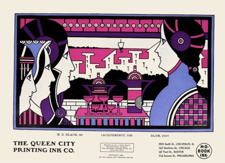 The Queen City Printing Ink, c. 1900-1910. Private Collection.