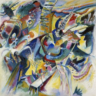 Improvisation Klamm, 1914. Found in the collection of Städtische Galerie im Lenbachhaus, Munich.