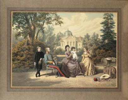 The Imperial Family in Gödöllo, 1871. Private Collection.