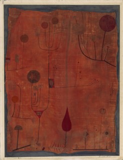 Fruits on Red, 1930. Found in the collection of Städtische Galerie im Lenbachhaus, Munich.