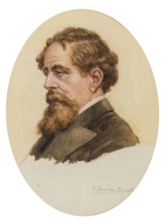 Portrait of Charles Dickens. Private Collection.