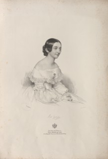 Portrait of the Opera singer Rita Gabussi (1810-1891), 1840. Private Collection.