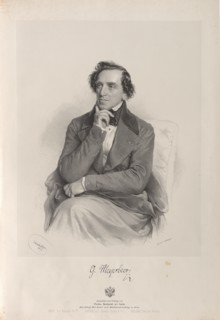 Portrait of the composer Giacomo Meyerbeer (1791-1864), 1847. Private Collection.