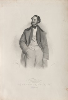 Portrait of the dancer, choreographer and ballet master Paul Taglioni (1808-1884), 1856. Private Collection.