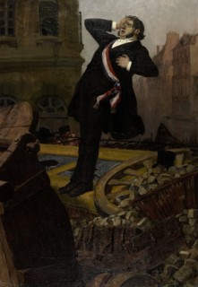 Death of deputy Alphonse Baudin on December 3, 1851, 1902. Found in the collection of Maison de Victor Hugo.