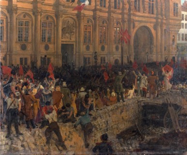 Proclamation of the Republic on February 24, 1848, c. 1902. Found in the collection of Petit Palais, Musée des Beaux-Arts de la Ville de Paris.