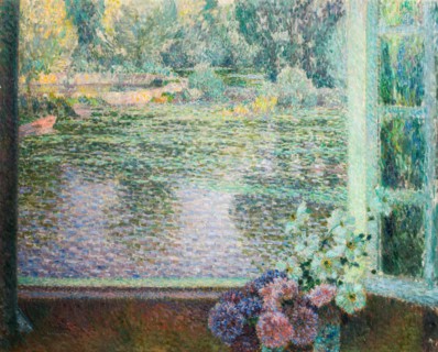 Window On The River. Found in the collection of Johannesburg Art Gallery.