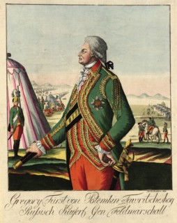 Prince Grigory Alexandrovich Potyomkin (1739-1791), c. 1790. Private Collection.