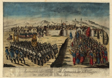 Surrender of the fortress Khotyn on September 29, 1788, 1788. Private Collection.