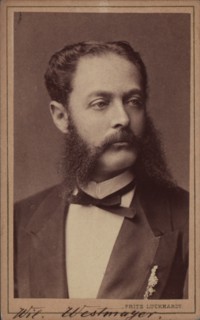 Portrait of the composer Wilhelm Westmeyer (1829-1880). Private Collection.