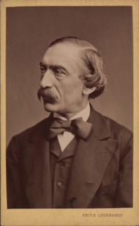 Portrait of the composer Carl Evers (1819-1875), before 1875. Private Collection.