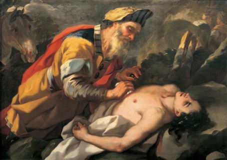 The Good Samaritan, ca 1705. Found in the collection of Palazzo Pretorio, Prato.